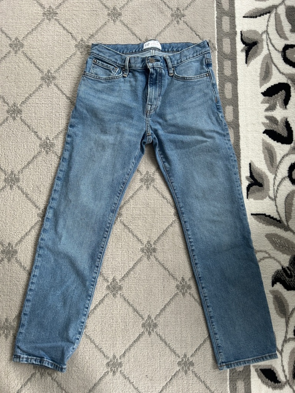 GAP Light Blue Straight-Leg Jeans